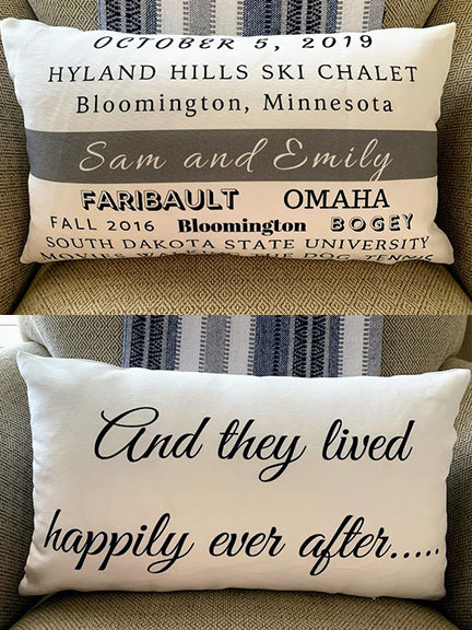 Bridal Pillow - Personalized