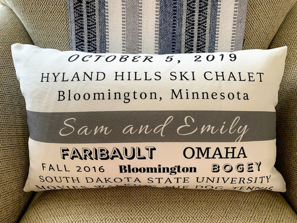 Bridal Pillow - Personalized