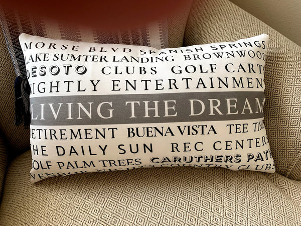 Zip Code Pillow - The Villages Florida